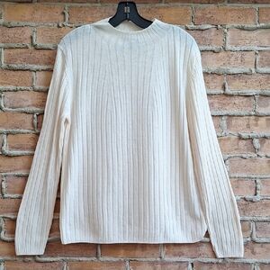 Banana Republic Washable Merino Ribbed Sweater In Responsible Wool